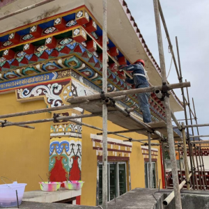 甘孜州巴塘古建彩繪