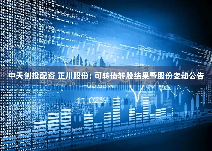 中天創(chuàng)投配資 正川股份: 可轉(zhuǎn)債轉(zhuǎn)股結(jié)果暨股份變動公告