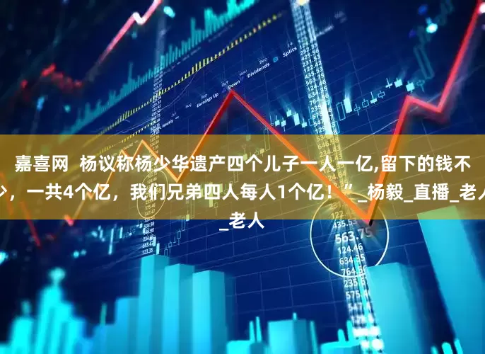 嘉喜網(wǎng)  楊議稱楊少華遺產(chǎn)四個(gè)兒子一人一億,留下的錢不少，一共4個(gè)億，我們兄弟四人每人1個(gè)億！”_楊毅_直播_老人