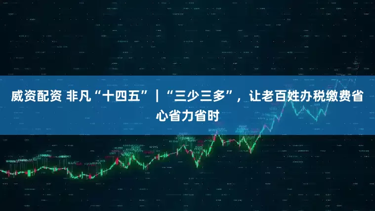 威資配資 非凡“十四五”｜“三少三多”，讓老百姓辦稅繳費省心省力省時